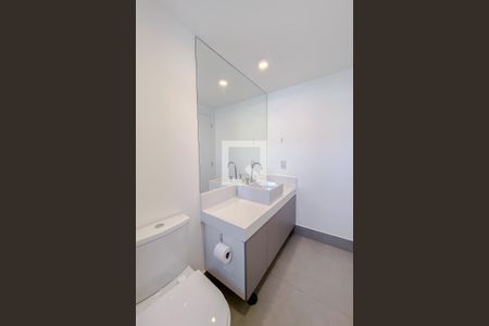 Banheiro de kitnet/studio para alugar com 1 quarto, 43m² em Alto da Mooca, São Paulo