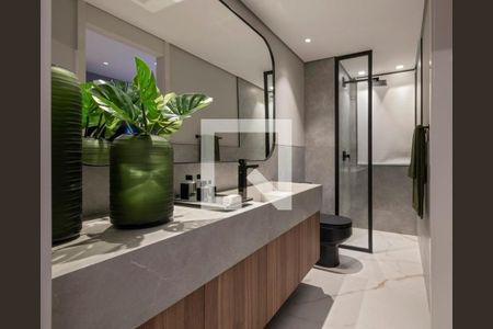 Banheiro de apartamento à venda com 2 quartos, 76m² em Vila da Serra, Nova Lima