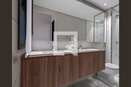 Banheiro de apartamento à venda com 2 quartos, 76m² em Vila da Serra, Nova Lima