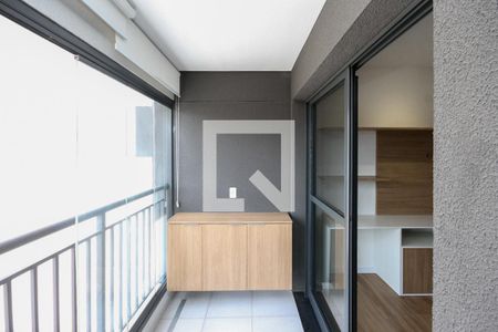 Varanda de kitnet/studio para alugar com 1 quarto, 28m² em Jardim Independência, São Paulo