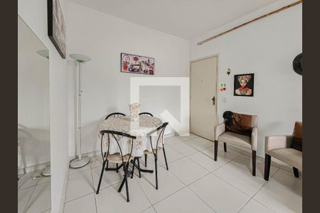 Sala de apartamento para alugar com 1 quarto, 50m² em Balneário Cidade Atlântica, Guarujá