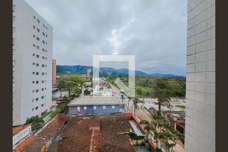 Sala de apartamento para alugar com 1 quarto, 50m² em Balneário Cidade Atlântica, Guarujá