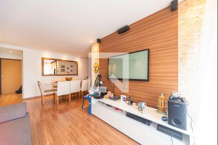 Sala de apartamento à venda com 3 quartos, 93m² em Vila Bastos, Santo André