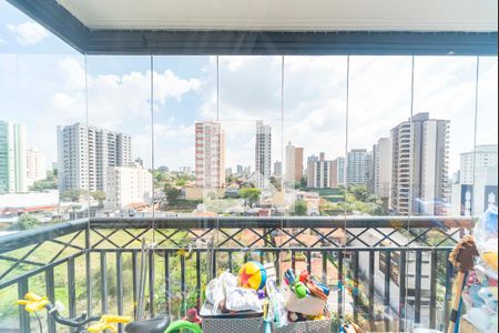 Varanda da Sala de apartamento à venda com 3 quartos, 93m² em Vila Bastos, Santo André