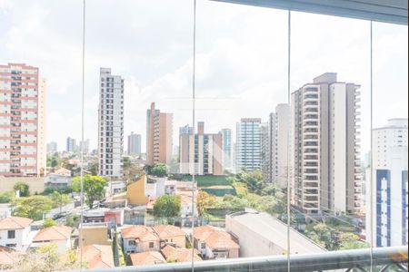 Vista da Varanda da Sala de apartamento à venda com 3 quartos, 93m² em Vila Bastos, Santo André