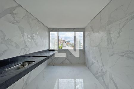 Cozinha de apartamento à venda com 3 quartos, 132m² em Barreiro, Belo Horizonte