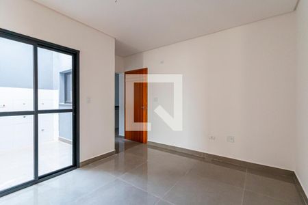 Sala de apartamento à venda com 2 quartos, 43m² em Vila Scarpelli, Santo André