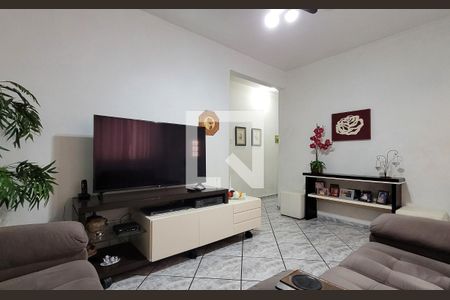 Sala de casa de condomínio para alugar com 2 quartos, 75m² em Boqueirão, Santos