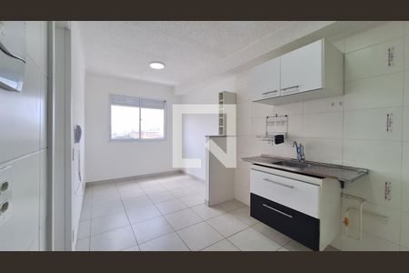 Sala/Cozinha/Área de serviço  de apartamento para alugar com 1 quarto, 28m² em Barra Funda, São Paulo