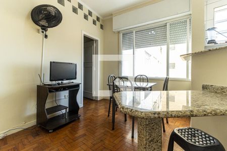 Sala de apartamento à venda com 1 quarto, 54m² em República, São Paulo