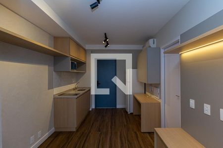 Sala / Cozinha de apartamento para alugar com 1 quarto, 38m² em Pinheiros, São Paulo