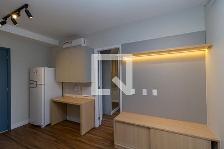 Sala / Cozinha de apartamento para alugar com 1 quarto, 38m² em Pinheiros, São Paulo