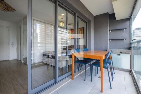 Varanda de kitnet/studio para alugar com 1 quarto, 31m² em Sumarezinho, São Paulo