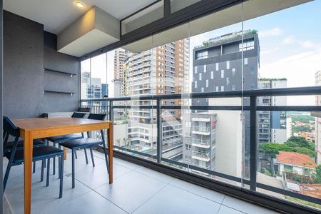 Varanda de kitnet/studio para alugar com 1 quarto, 31m² em Sumarezinho, São Paulo