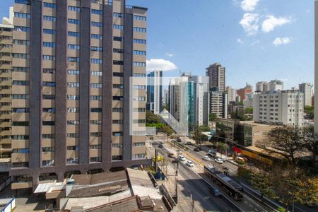 Vista Varanda de kitnet/studio para alugar com 1 quarto, 28m² em Campo Belo, São Paulo