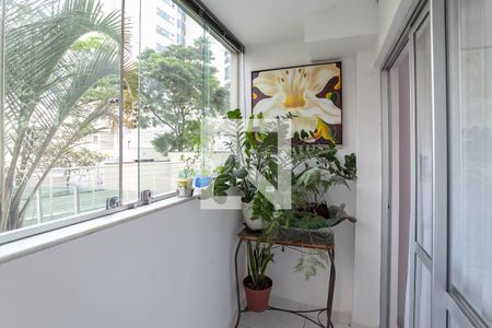 Varanda da sala  de apartamento à venda com 3 quartos, 85m² em Ouro Preto, Belo Horizonte