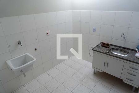 Cozinha e Área de Serviço de apartamento para alugar com 1 quarto, 35m² em Jardim Santa Cristina, Santo André