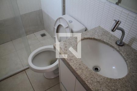 Banheiro de apartamento para alugar com 2 quartos, 62m² em Setor Pedro Ludovico, Goiânia