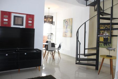 Sala de apartamento para alugar com 2 quartos, 78m² em Centro, São Vicente