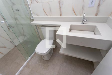 Banheiro  de casa para alugar com 1 quarto, 50m² em Centro, Diadema