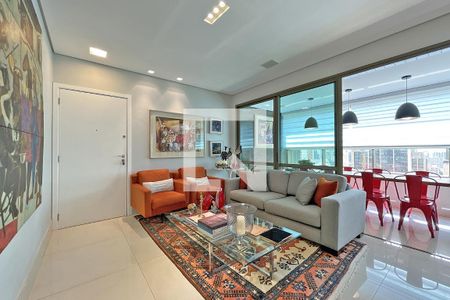 Sala de apartamento à venda com 4 quartos, 156m² em São Pedro, Belo Horizonte