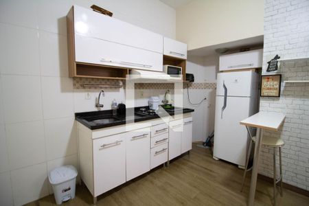 Sala/Cozinha de apartamento para alugar com 1 quarto, 32m² em Flamengo, Rio de Janeiro