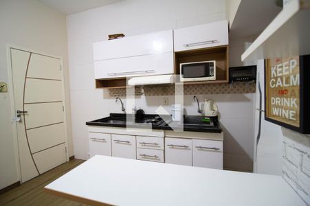 Sala/Cozinha de apartamento para alugar com 1 quarto, 32m² em Flamengo, Rio de Janeiro