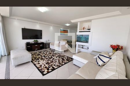 Sala de apartamento para alugar com 3 quartos, 170m² em Gonzaga, Santos