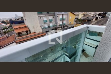 Varanda Quarto suíte 1 de apartamento para alugar com 2 quartos, 99m² em Vila Gilda, Santo André