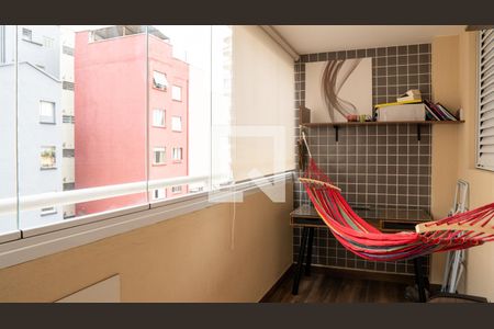 Varanda de apartamento à venda com 1 quarto, 49m² em Vila Buarque, São Paulo