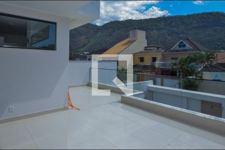 Suite 1 - varanda de casa de condomínio à venda com 3 quartos, 240m² em Camorim, Rio de Janeiro