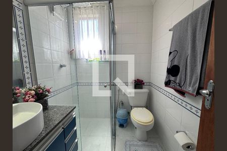 Banheiro de apartamento à venda com 3 quartos, 92m² em Nova Floresta, Belo Horizonte