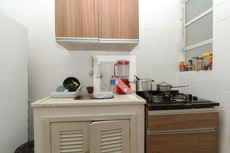 Cozinha de apartamento para alugar com 1 quarto, 40m² em Jardim do Salso, Porto Alegre