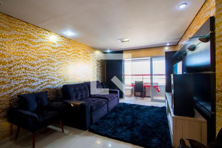 Sala de apartamento à venda com 3 quartos, 132m² em Vila Assunção, Santo André