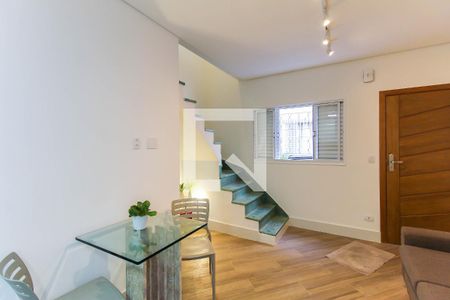 Sala de casa de condomínio para alugar com 1 quarto, 60m² em Mooca, São Paulo