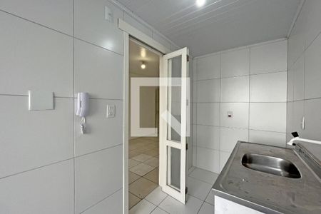 Cozinha de kitnet/studio à venda com 1 quarto, 34m² em Centro Histórico, Porto Alegre