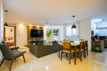 Sala de apartamento à venda com 3 quartos, 213m² em Parque Bandeirante, Santo André