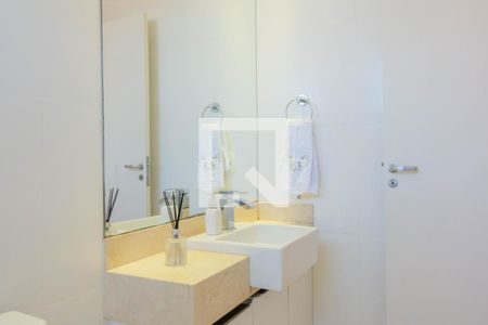 Banheiro da Suíte 1 de apartamento à venda com 4 quartos, 140m² em Lourdes, Belo Horizonte