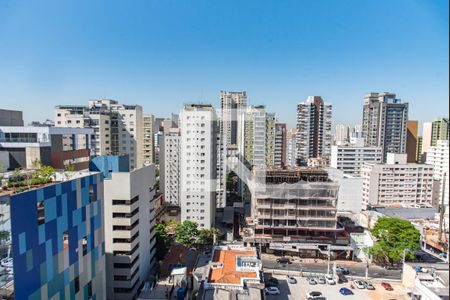 Vista da varanda de kitnet/studio para alugar com 1 quarto, 24m² em Paraíso, São Paulo