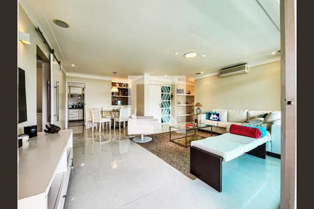 Sala de apartamento para alugar com 3 quartos, 153m² em Parque Enseada, Guarujá