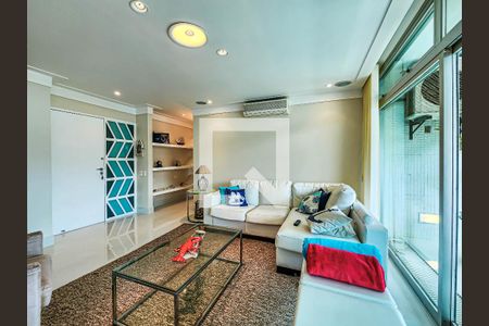Sala de apartamento para alugar com 3 quartos, 153m² em Parque Enseada, Guarujá