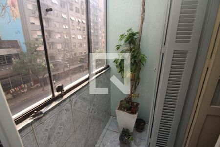 Sacada da Sala de Jantar de apartamento à venda com 2 quartos, 107m² em Centro Histórico, Porto Alegre