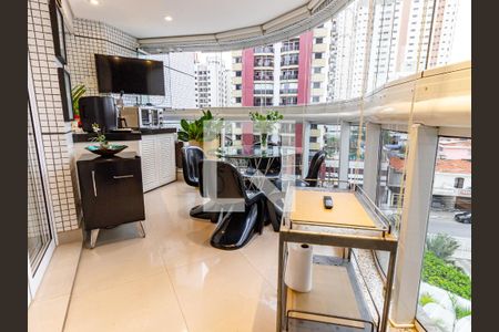 Varanda de apartamento à venda com 3 quartos, 131m² em Vila Regente Feijó, São Paulo