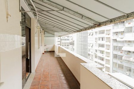 Varanda  de apartamento à venda com 4 quartos, 185m² em Leme, Rio de Janeiro