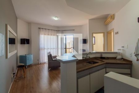 Sala e Cozinha de apartamento à venda com 1 quarto, 40m² em Jardim Ampliacao, São Paulo
