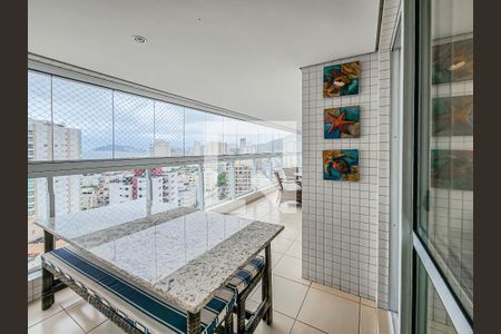 Sacada de apartamento para alugar com 3 quartos, 115m² em Jardim Virgínia, Guarujá