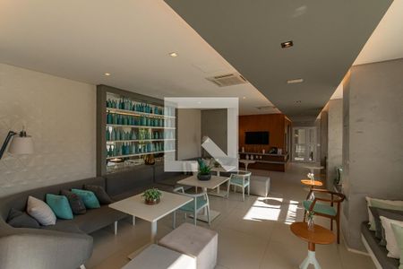 Apartamento para alugar com 45m², 1 quarto e 1 vaga Apartamento para alugar com 45m², 1 quarto e 1 vagaÁrea comum - Salão de festas