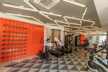 Apartamento para alugar com 45m², 1 quarto e 1 vaga Apartamento para alugar com 45m², 1 quarto e 1 vagaÁrea comum - Academia