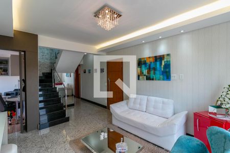 Sala de apartamento à venda com 3 quartos, 140m² em Calafate, Belo Horizonte