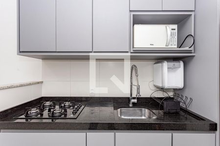 Sala/Cozinha de apartamento à venda com 2 quartos, 33m² em Parque Fongaro, São Paulo